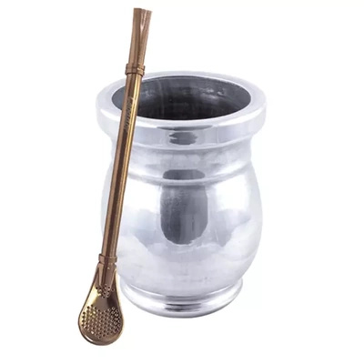 Zestaw z Palo Santo + Bombilla Gringo Miedziana