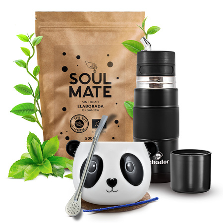 Zestaw Yerba Mate Soul Mate Elaborada 500g 0,5kg Yerbomos + Tykwa + Bombilla