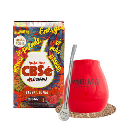 Zestaw Yerba Mate CBSe Guarani 500g Bombilla Tykwa