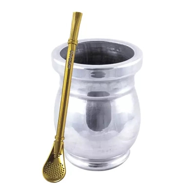 Zestaw z Palo Santo + Bombilla Gringo Złota