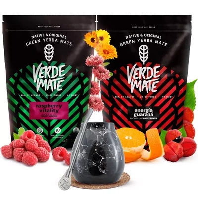 Zestaw yerba mate Verde Mate tykwa ceramiczna bombilla