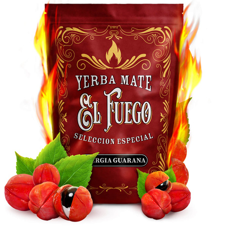 Zestaw Yerba Mate Verde Mate El Fuego Energia 2x500g + akcesoria