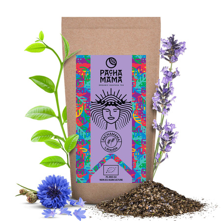 Zestaw Guayusa Pachamama Lavanda 100g akcesoria