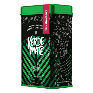 Yerbera – Puszka + Verde Mate Green Very Strawberry 0,5kg 