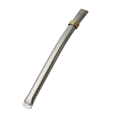 Bombilla do Yerba Mate Moderno INOX  Srebrna Cebador