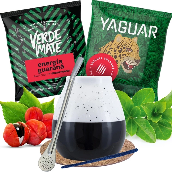 Zestaw Akcesoria Yerba Verde Mate  Bombilla Matero