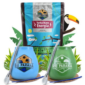 Zestaw Startowy dla dwojga Yerba Mate Rio Parana 500g