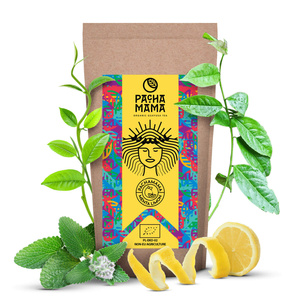 Zestaw Guayusa Pachamama Menta Limon 100g akcesoria