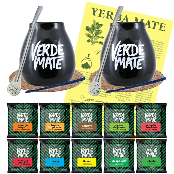 Zestaw yerba mate dla pary 10x50g