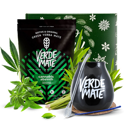 Zestaw prezentowy Yerba Mate Verde Mate Cannabis 0,5kg