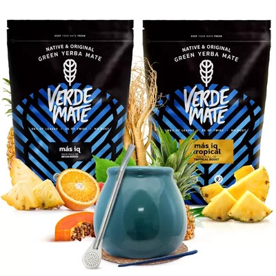 Zestaw yerba mate Verde Mate tykwa ceramiczna bombilla