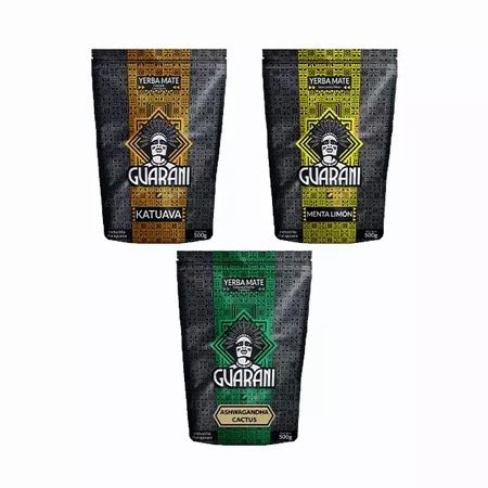 Zestaw Yerba Mate Guarani Owocowe 3x500 1,5kg