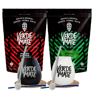 Zestaw Yerba Verde Mate Silueta 500g + Energia 500g