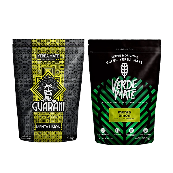 Guarani Menta Limon 500g + Verde Mate Green Menta Limon 500g