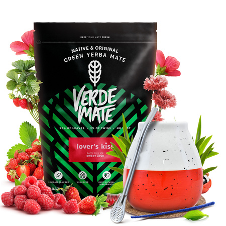 Zestaw Yerba Mate Verde Mate 400g 0,4kg Matero + Bombilla