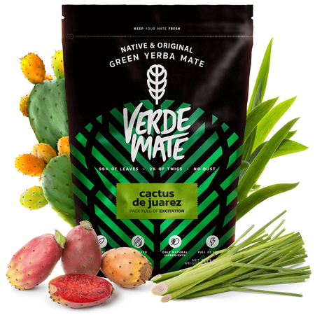 Zestaw Startowy dla dwojga Yerba Mate Verde Mate Cactus de Juarez 500g