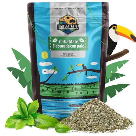 Zestaw Yerba Mate Rio Parana Energia Elaborada 2x500g + akcesoria