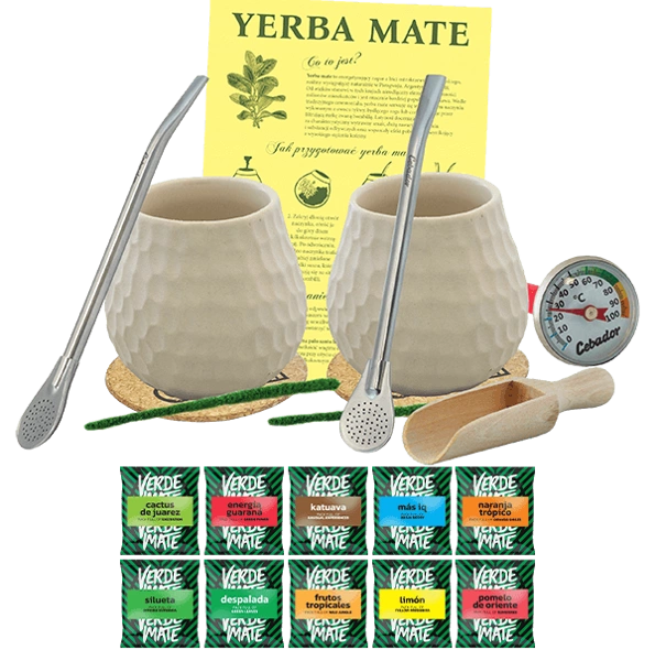 Zestaw yerba mate dla pary 10x50g