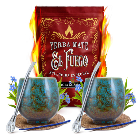 Zestaw Startowy dla dwojga Yerba Mate 500g