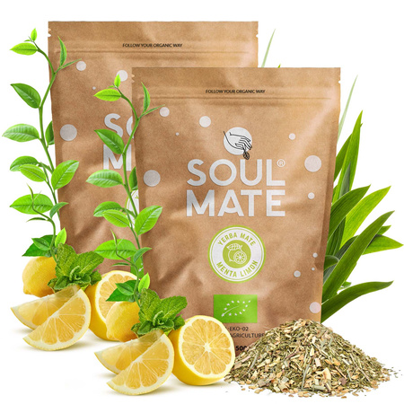 2x Soul Mate Organica Menta Limon 500g (1kg)