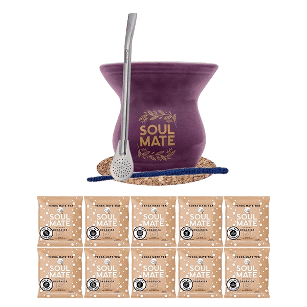 Zestaw Yerba Soul Mate 500g Tykwa Bombilla 10x50g