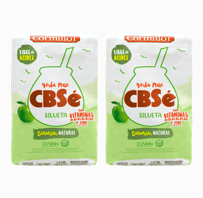 Yerba Mate CBSE Silueta 2x0,5kg HIT FITNESS 1kg