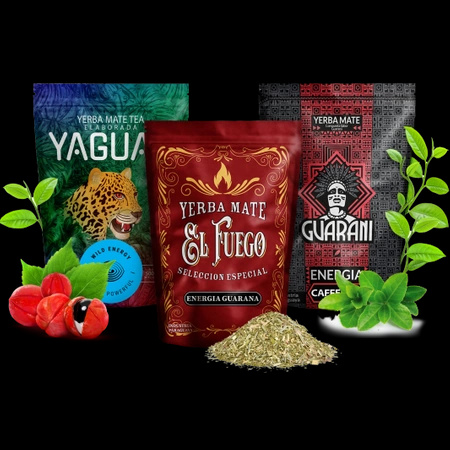 Yerba Mate 1,5KG NAJMOCNIEJSZE GATUNKI 1500g