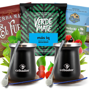 Zestaw Yerba Mate dla dwojga 3x50g 150g 2x TermoMate + 2x Bombilla