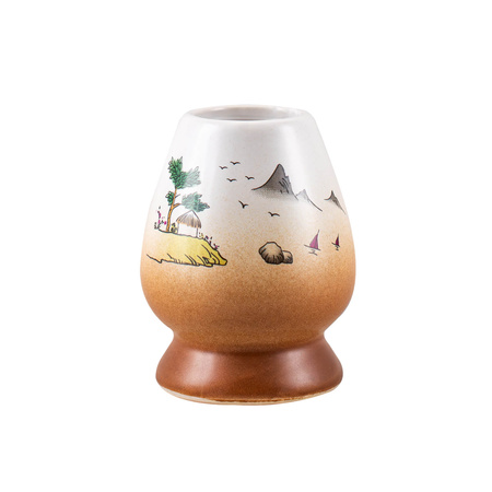 Kusenaoshi – Ceramiczna podstawka pod Chasen – Sangaku